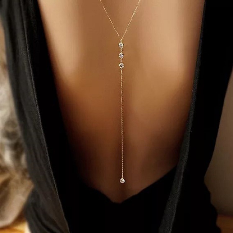 Body Jewelry Chains - Новое сексуальное женское ожерелье со стразами