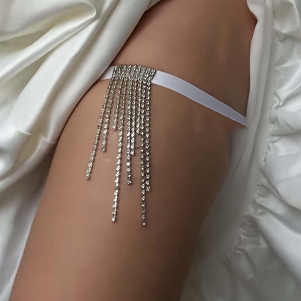 Body Jewelry Titanium - Stonefans Lrregular цепочка на ногу с