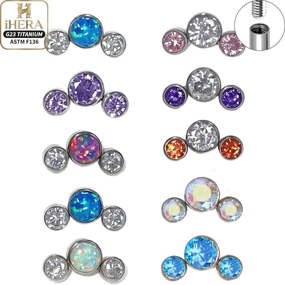 Body Jewelry Internally Threaded - Оптовая продажа: Изогнутый лабрет из титана