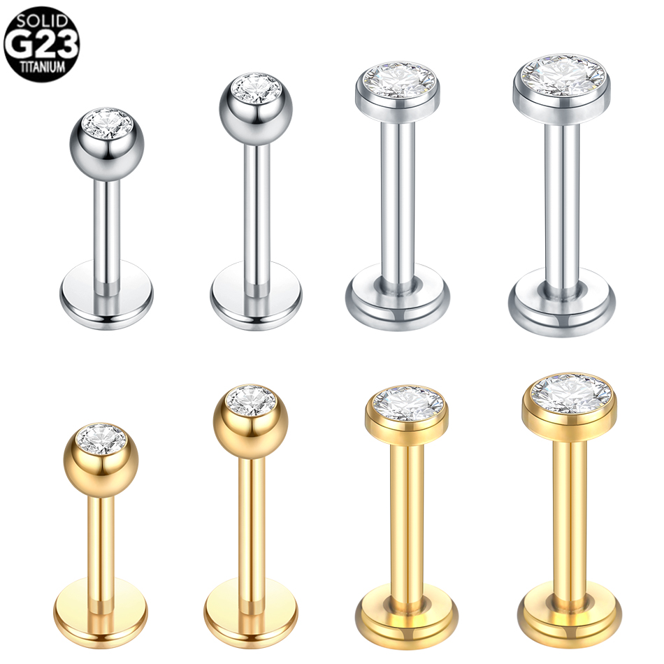 Body Jewelry Internally Threaded - Женское кольцо для пирсинга губ, 16