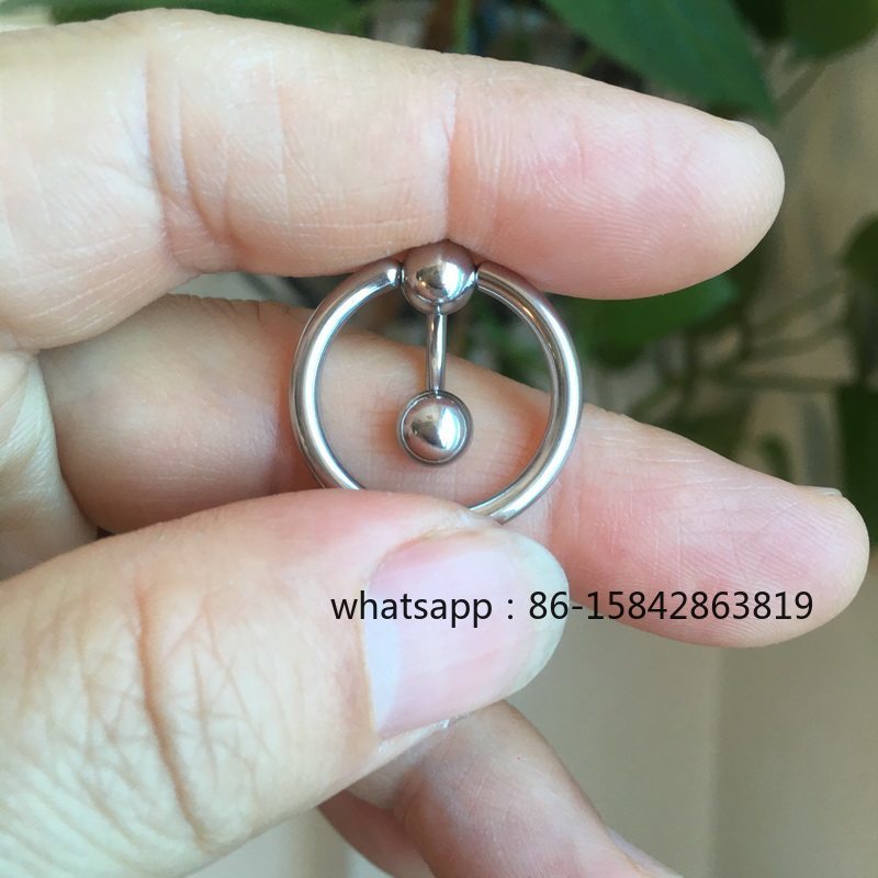 Кольцо для пирсинга в форме гл – обзор и цена Body Jewelry Titanium