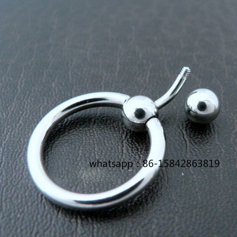 Кольцо для пирсинга в форме гл – обзор и цена Body Jewelry Titanium