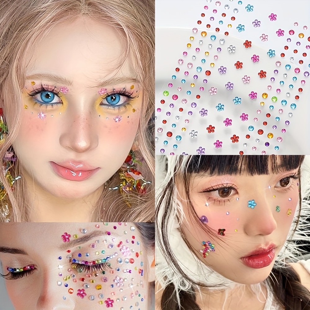 1 лист разноцветных блестящих  – обзор и цена Body Jewelry Art