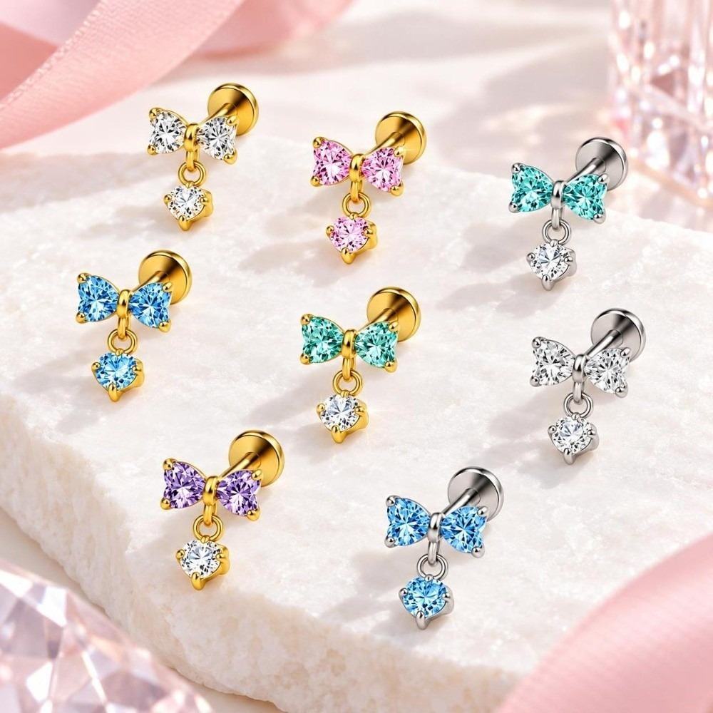 Серьга-гвоздик из титана G23 д – обзор и цена Body Jewelry Internally Threaded