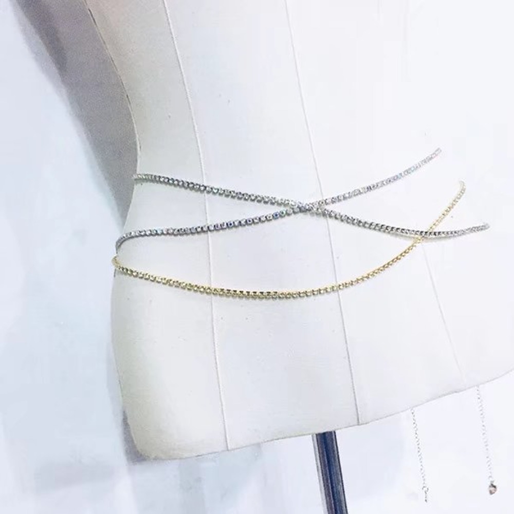 Сексуальная модная блестящая в – обзор и цена Body Jewelry Chains