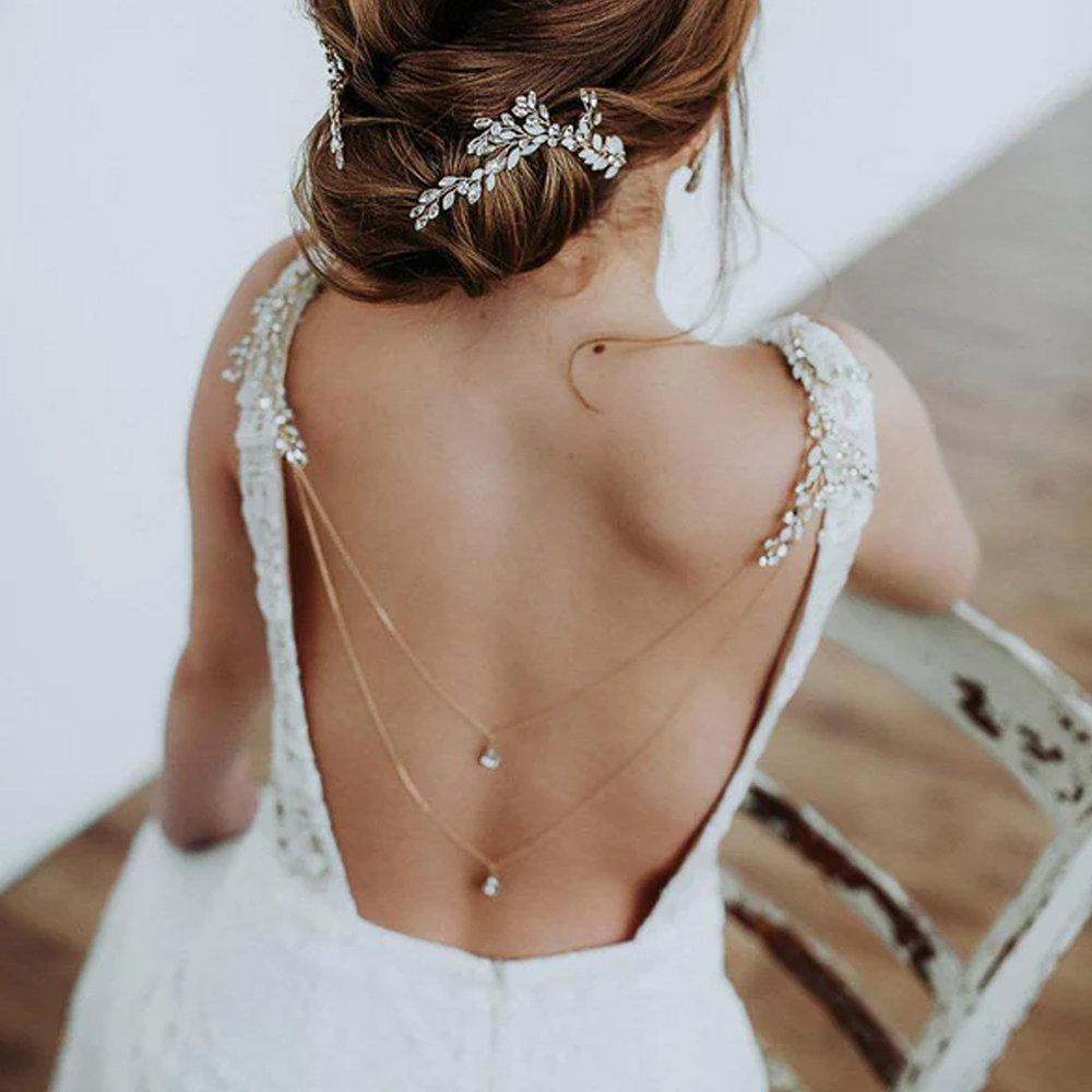 Циркониевая подвеска с кисточк – обзор и цена Body Jewelry For Backless Dress