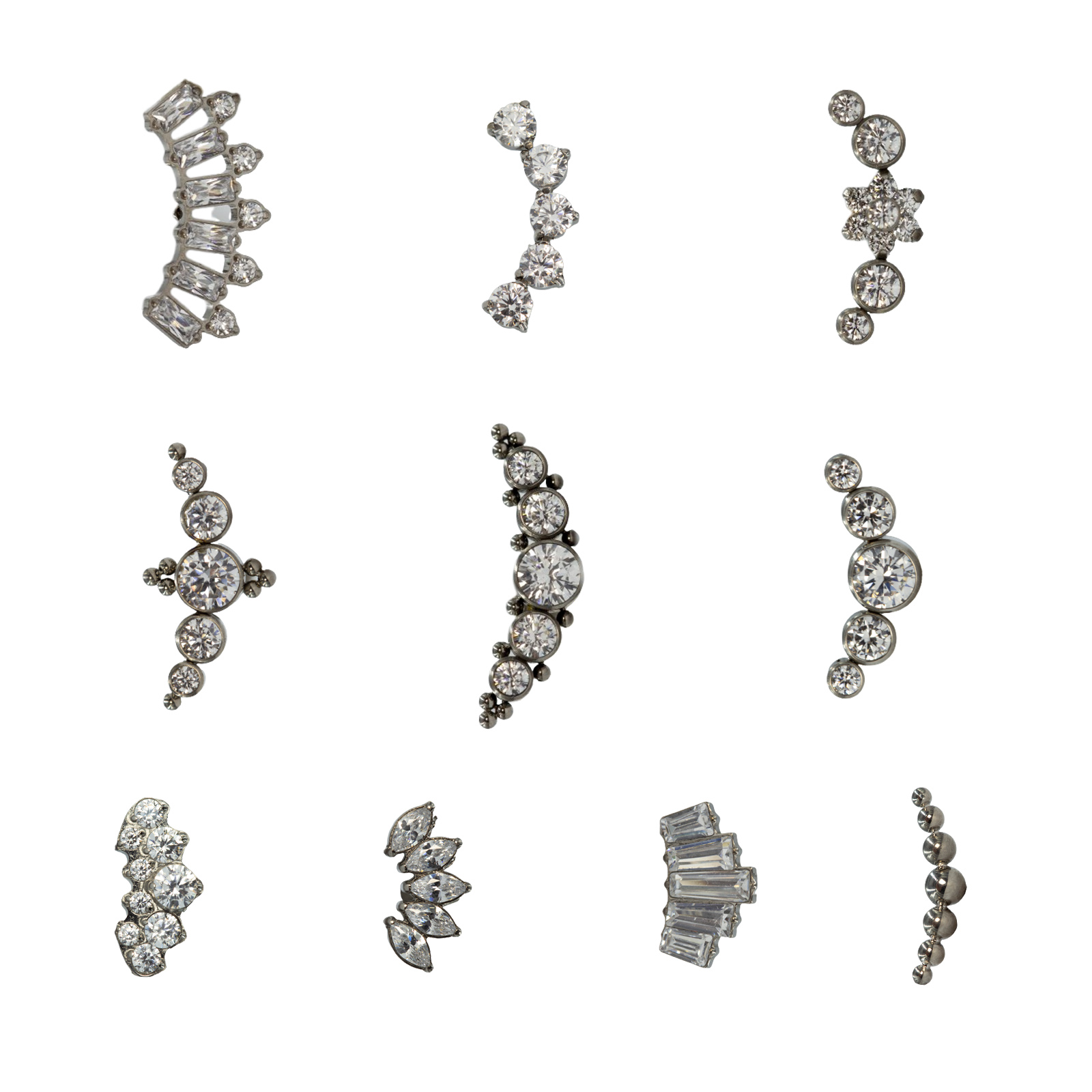 16 г имплантат из титана ASTM  – обзор и цена Body Jewelry Internally Threaded