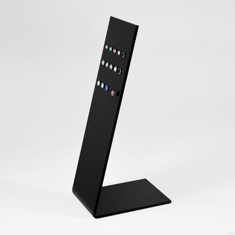 Черная премиальная L-образная  – обзор и цена Body Jewelry Holder