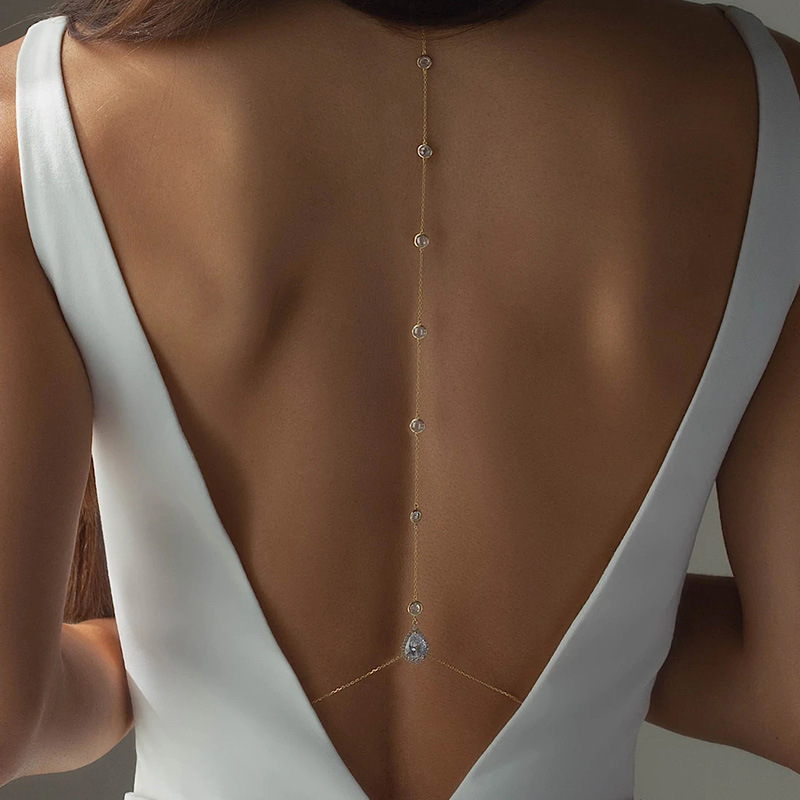 Новая цепочка со звездой на сп – обзор и цена Body Jewelry For Backless Dress