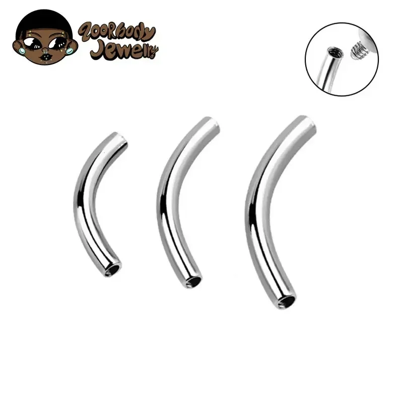 10 шт./лот ASTM F136 титановая – обзор и цена Body Jewelry Internally Threaded