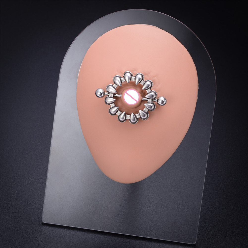 Коричневая силиконовая модель  – обзор и цена Body Jewelry Holder