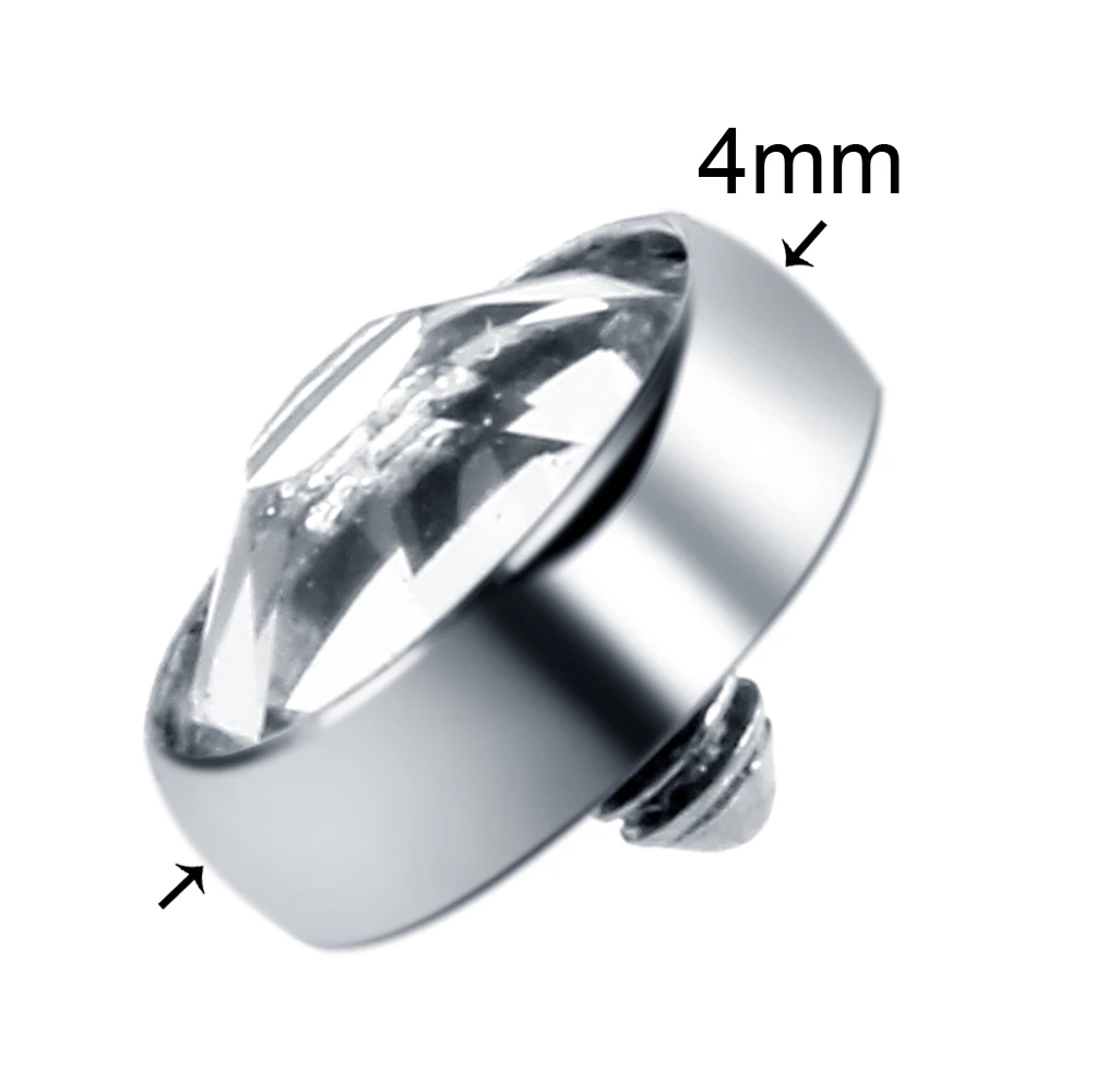 Микродермальный пирсинг G23 из – обзор и цена Body Jewelry Internally Threaded