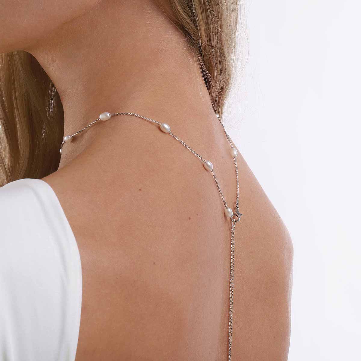 Элегантное колье-цепочка на сп – обзор и цена Body Jewelry For Backless Dress