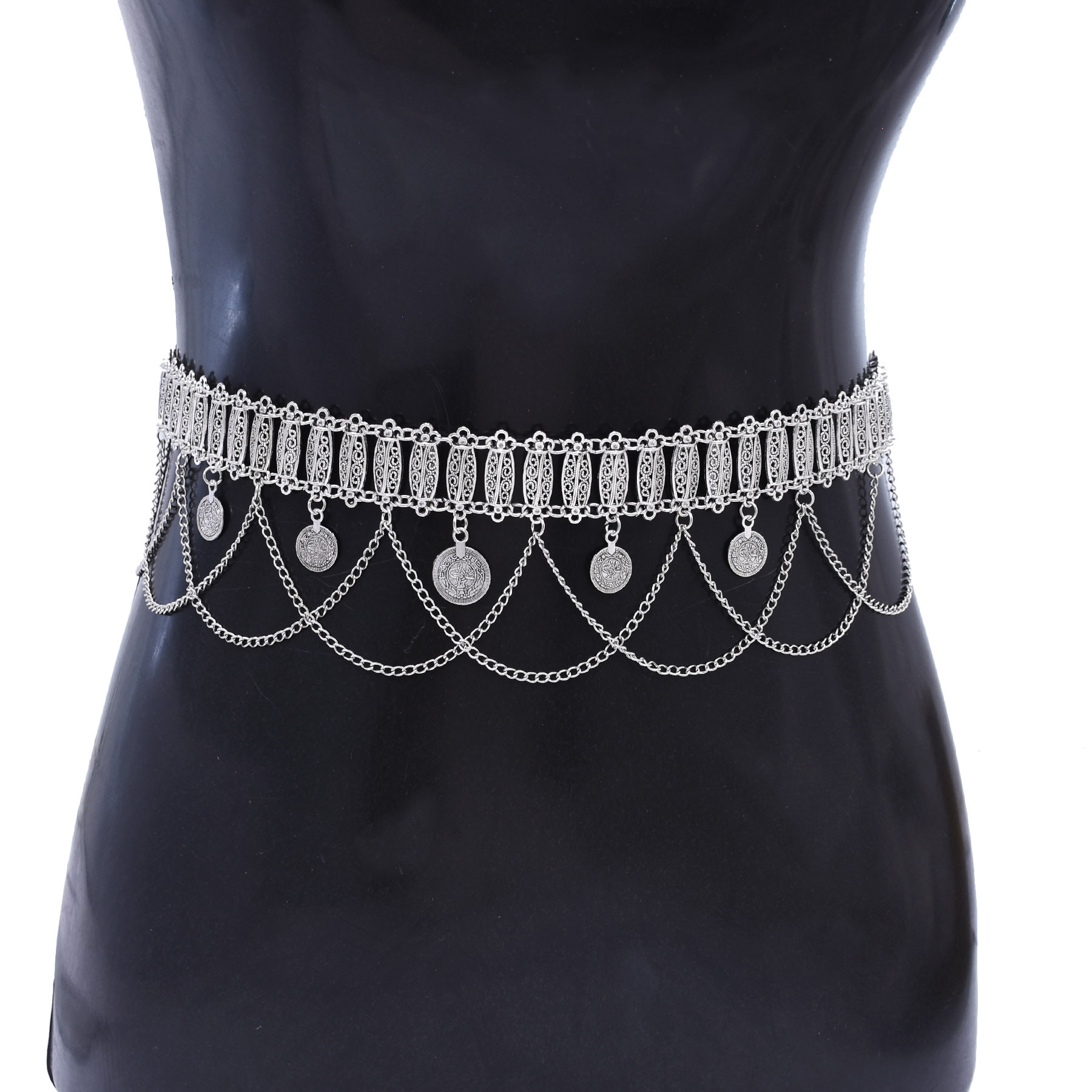Нишевый ретро-дизайн, серебрян – обзор и цена Body Jewelry Chains