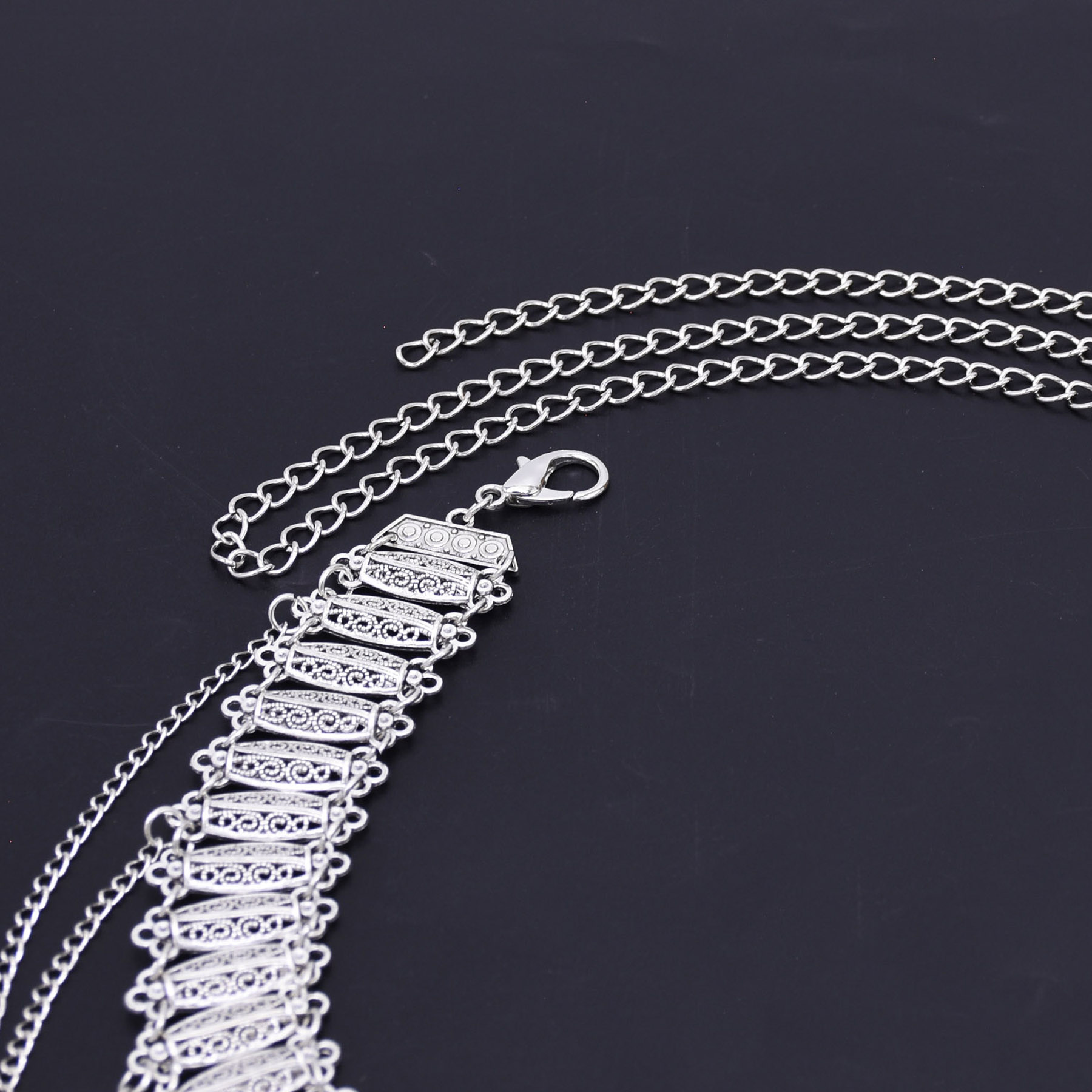 Нишевый ретро-дизайн, серебрян – обзор и цена Body Jewelry Chains